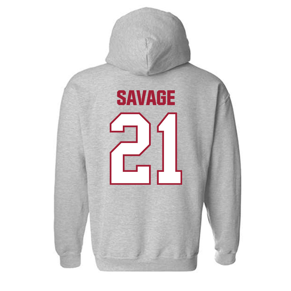 Indiana - NCAA Football : Jacob Savage - Classic Shersey Hooded Sweatshirt-1