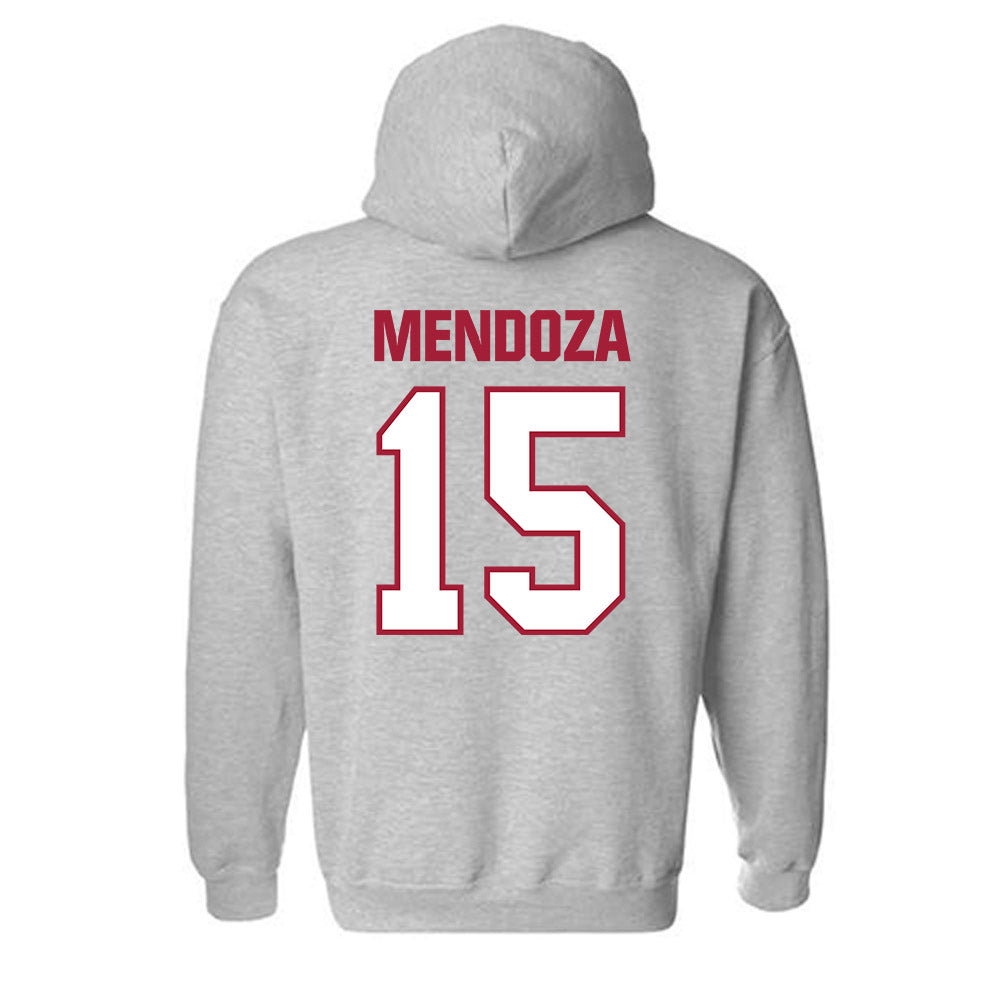 Indiana - NCAA Football : Fernando Mendoza - Classic Shersey Hooded Sweatshirt-1
