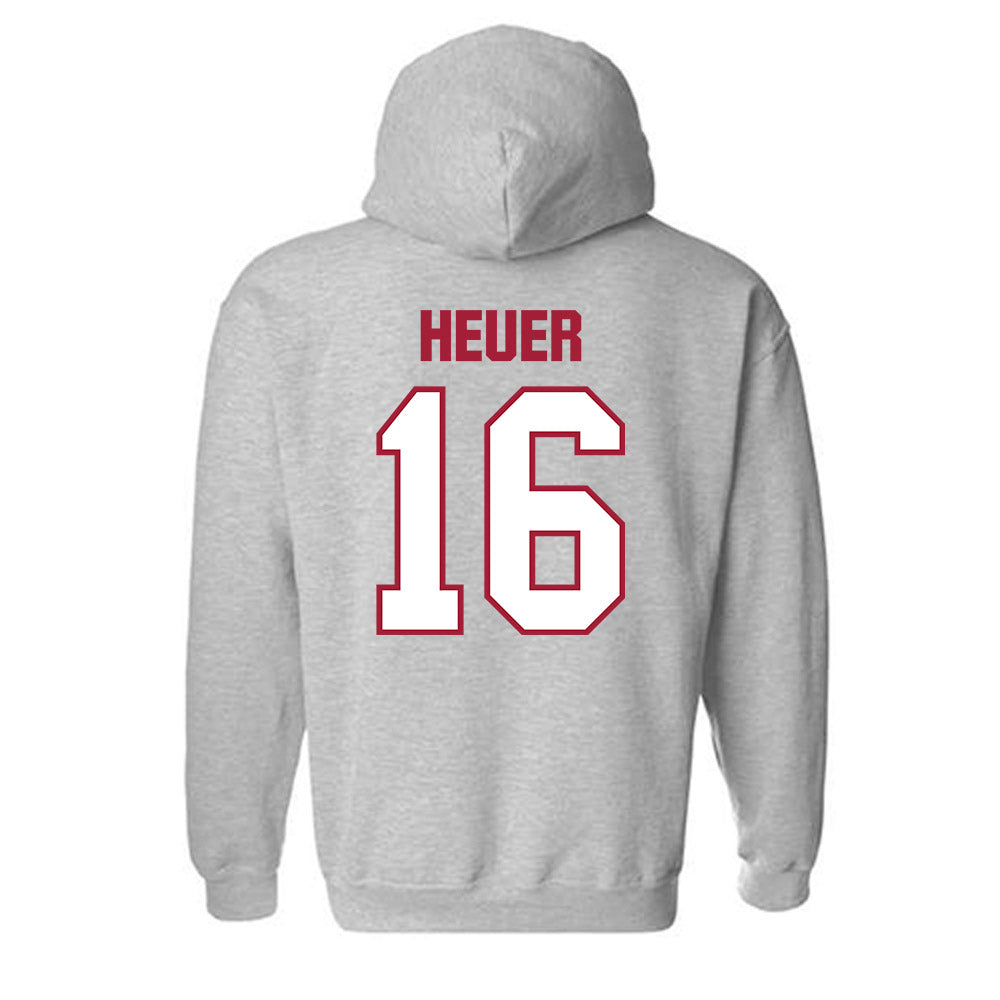 Indiana - NCAA Men's Soccer : Charlie Heuer - Classic Shersey Hooded Sweatshirt-1