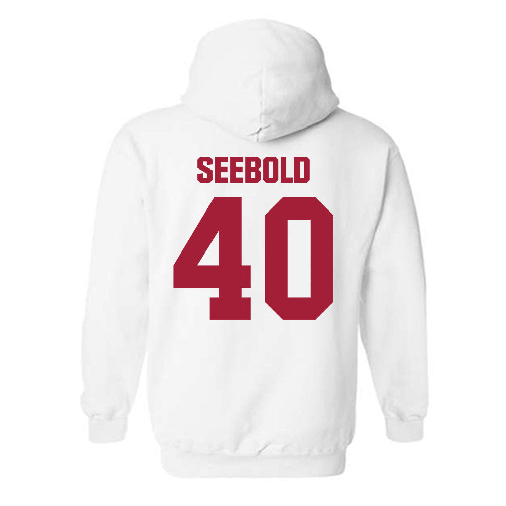 Indiana - NCAA Baseball : Gavin Seebold - Classic Shersey Hooded Sweatshirt-1