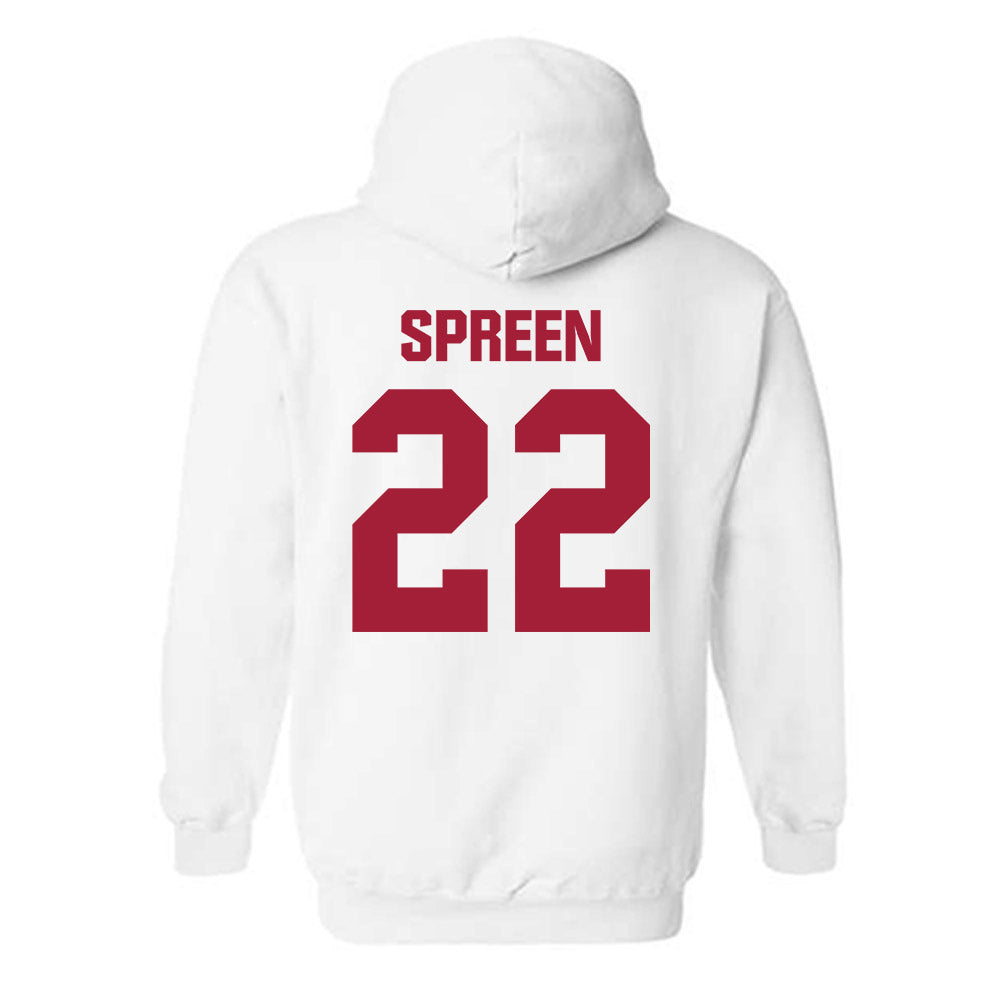 Indiana - NCAA Women's Basketball : Chloe Spreen - Classic Shersey Hooded Sweatshirt-1