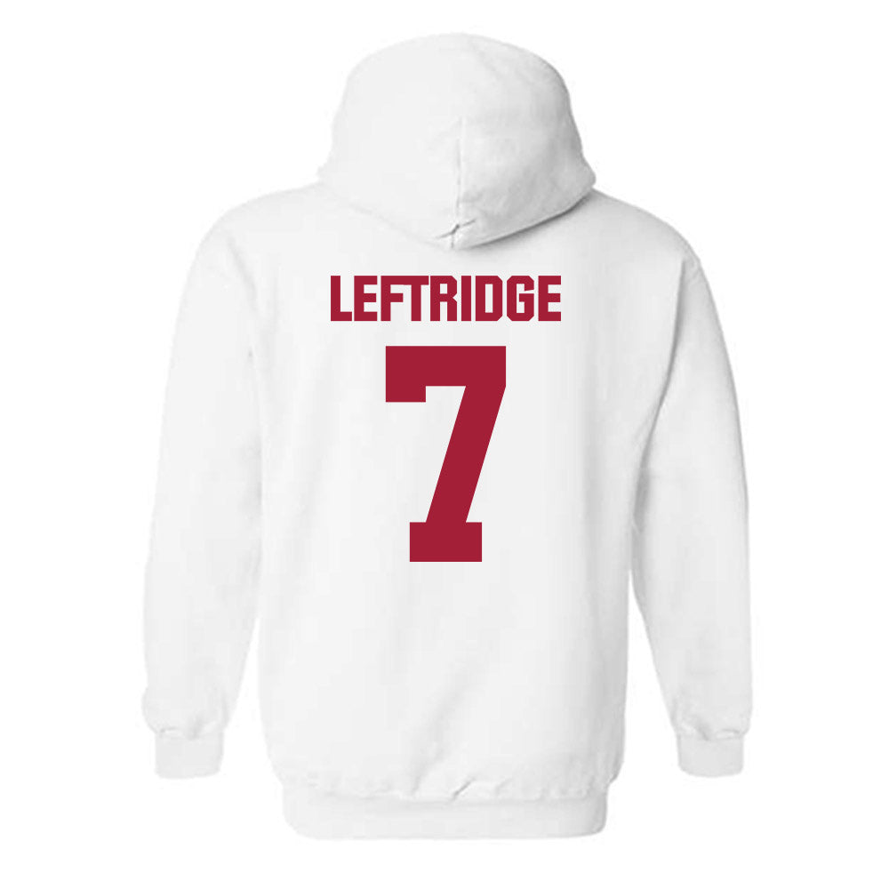 Indiana - NCAA Women's Volleyball : Hannah Leftridge - Classic Shersey Hooded Sweatshirt-1