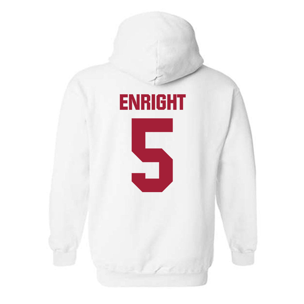 Indiana - NCAA Men's Basketball : Conor Enright - Classic Shersey Hooded Sweatshirt-1
