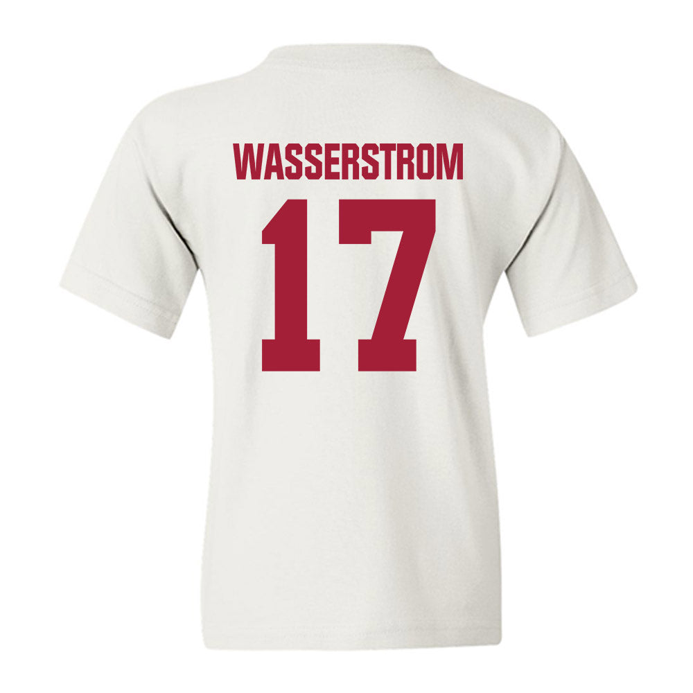 Indiana - NCAA Football : Jackson Wasserstrom - Classic Shersey Youth T-Shirt-1