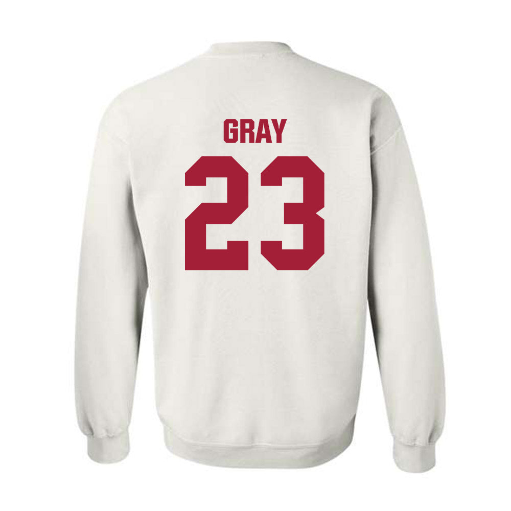 Indiana - NCAA Women's Volleyball : Victoria Gray - Classic Shersey Crewneck Sweatshirt-1