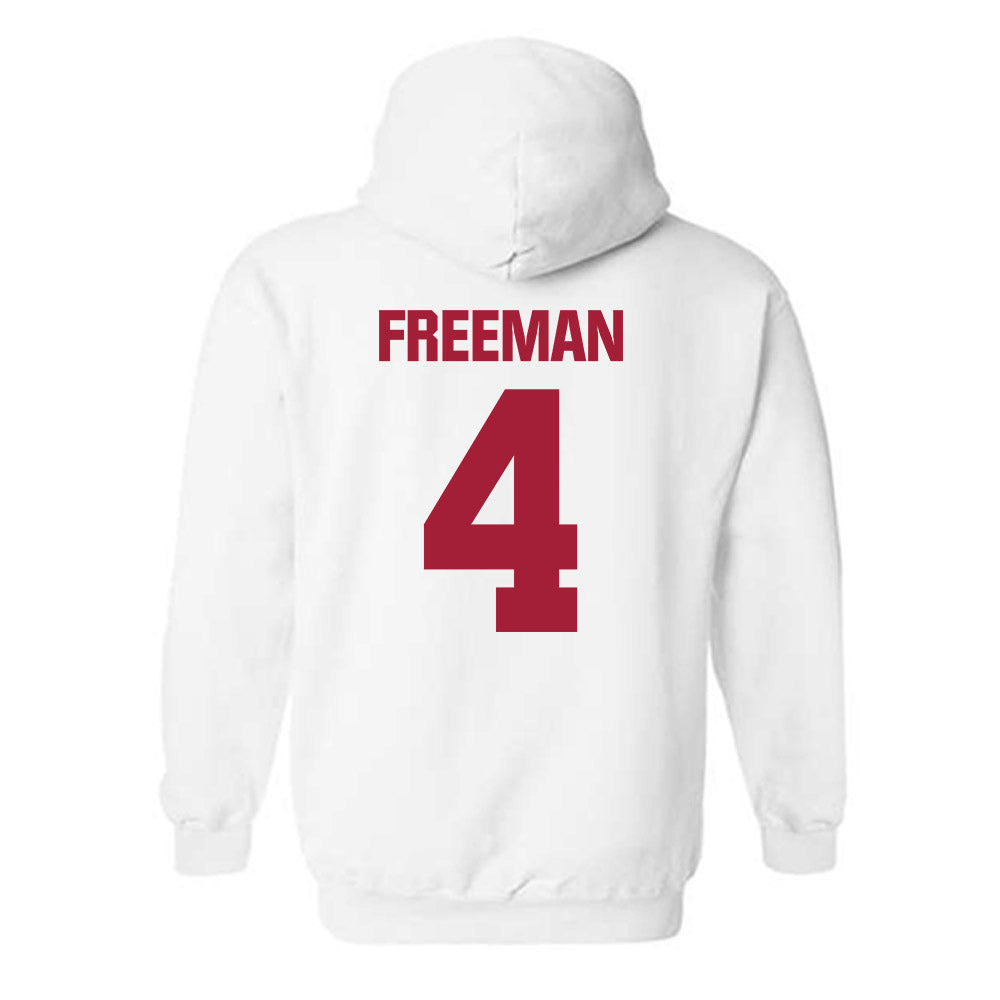 Indiana - NCAA Women's Field Hockey : Lily Freeman - Classic Shersey Hooded Sweatshirt-1