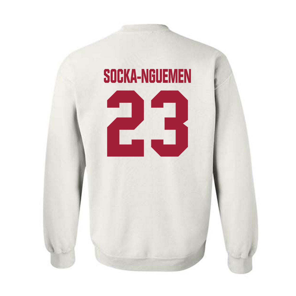 Indiana - NCAA Women's Basketball : Zania Socka-Nguemen - Classic Shersey Crewneck Sweatshirt-1
