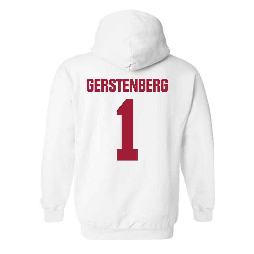 Indiana - NCAA Women's Soccer : Jamie Gerstenberg - Classic Shersey Hooded Sweatshirt-1