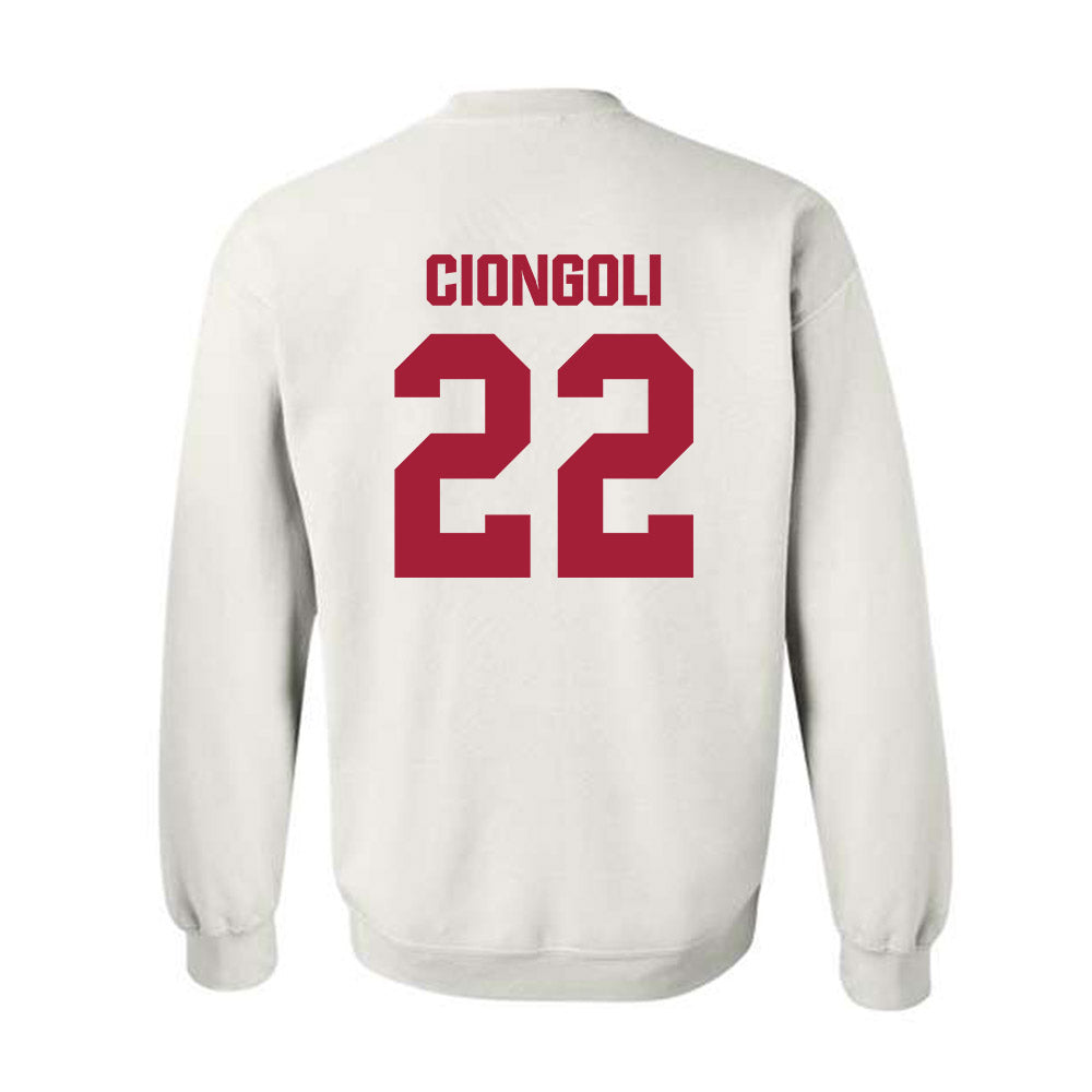 Indiana - NCAA Football : Ace Ciongoli - Classic Shersey Crewneck Sweatshirt-1