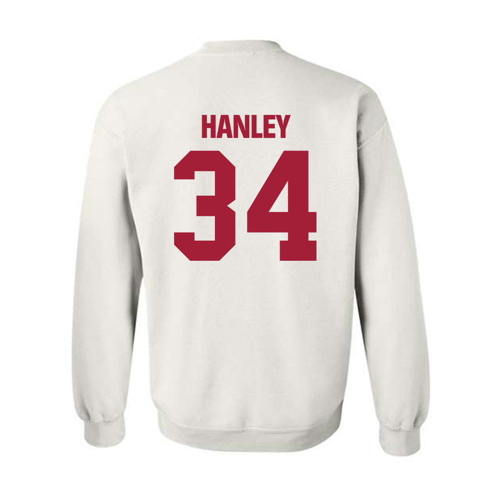 Indiana - NCAA Baseball : Jake Hanley - Classic Shersey Crewneck Sweatshirt-1