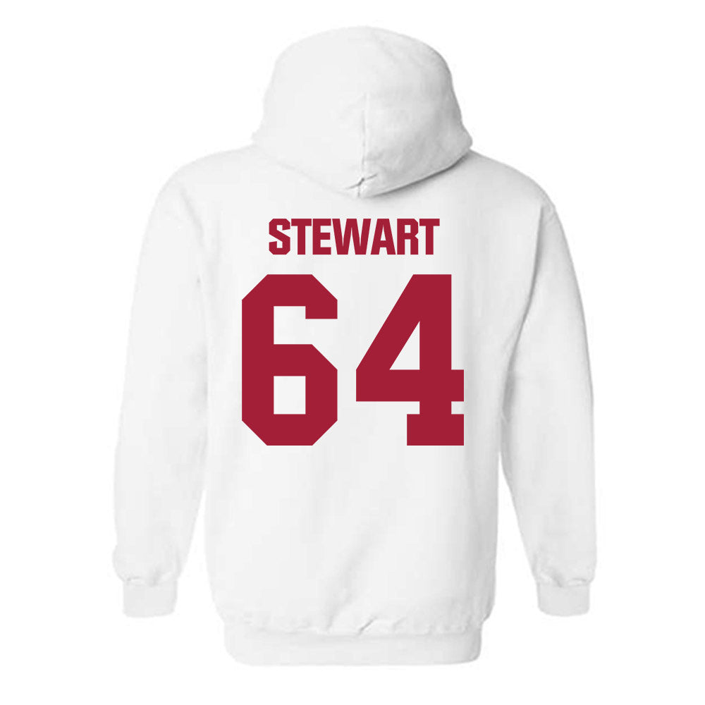Indiana - NCAA Football : Race Stewart - Classic Shersey Hooded Sweatshirt-1