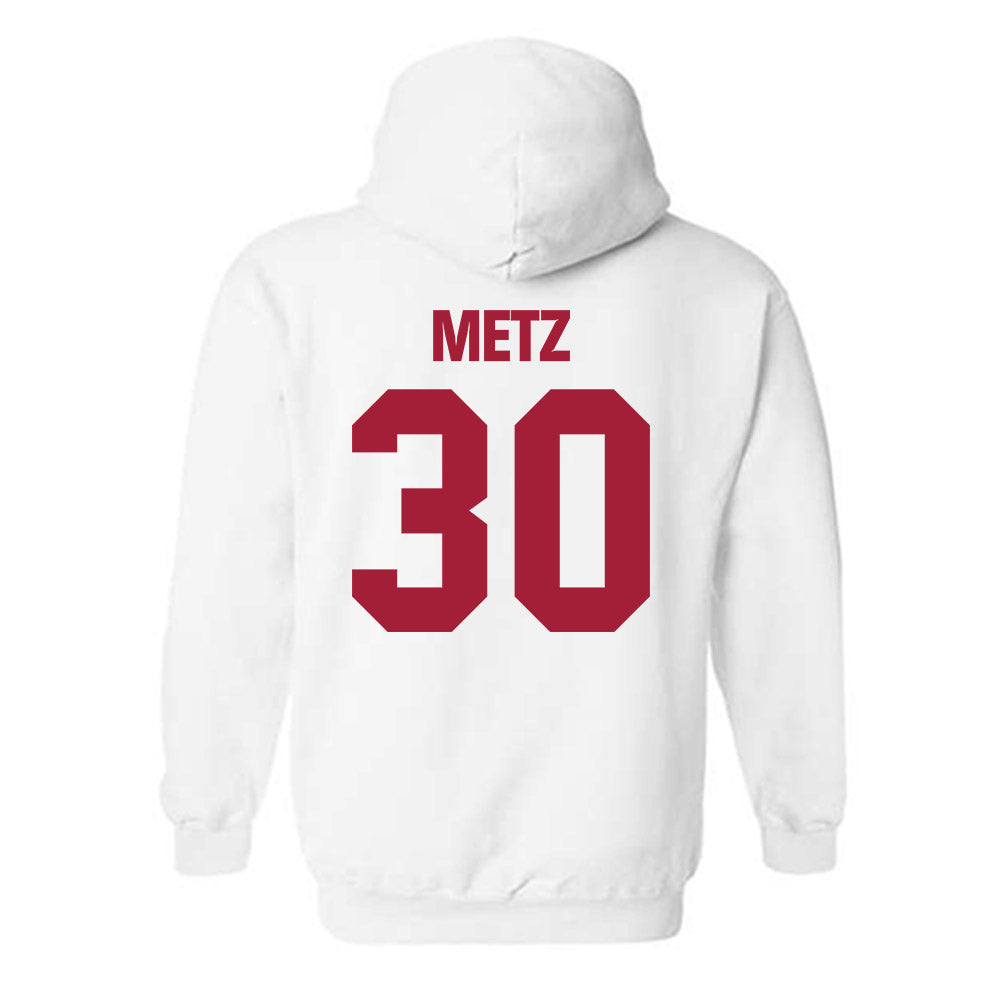 Indiana - NCAA Baseball : Blane Metz - Classic Shersey Hooded Sweatshirt-1