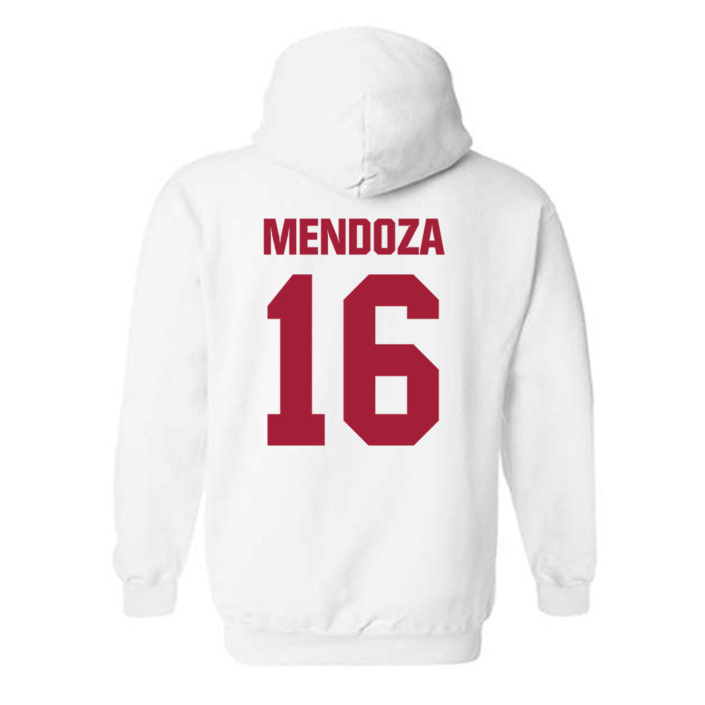 Indiana - NCAA Football : Alberto Mendoza - Classic Shersey Hooded Sweatshirt-1