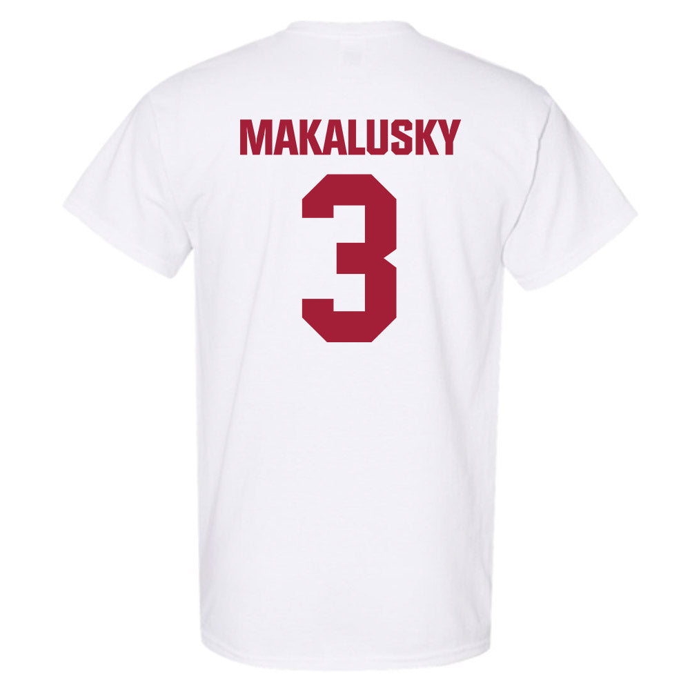 Indiana - NCAA Women's Basketball : Maya Makalusky - Classic Shersey T-Shirt-1