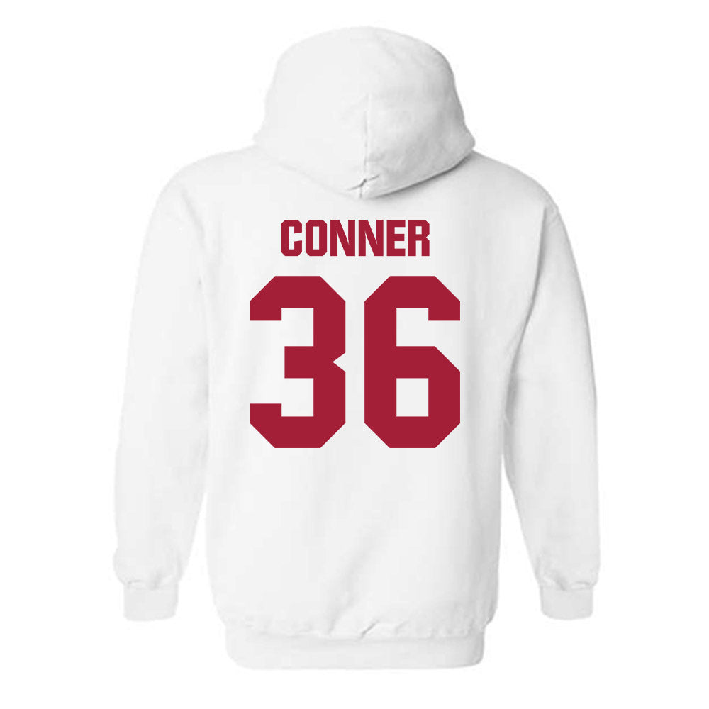 Indiana - NCAA Football : Clay Conner - Classic Shersey Hooded Sweatshirt-1