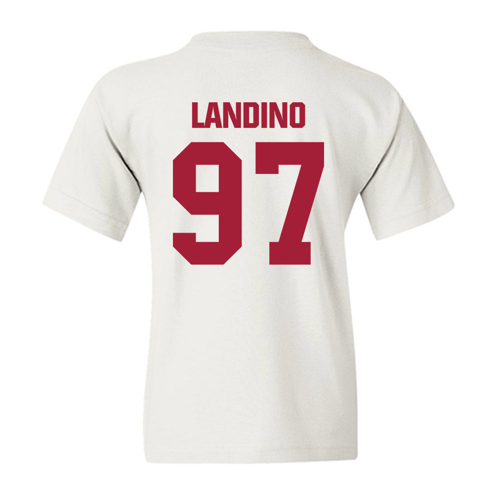 Indiana - NCAA Football : Mario Landino - Classic Shersey Youth T-Shirt-1