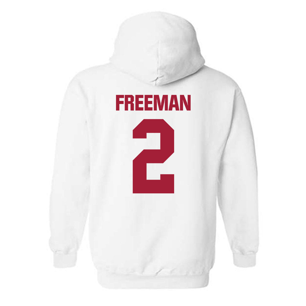 Indiana - NCAA Women's Volleyball : Avery Freeman - Classic Shersey Hooded Sweatshirt-1
