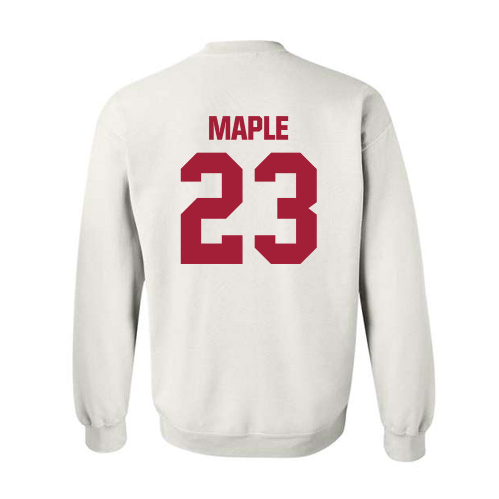 Indiana - NCAA Women's Volleyball : Delaynie Maple - Classic Shersey Crewneck Sweatshirt-1