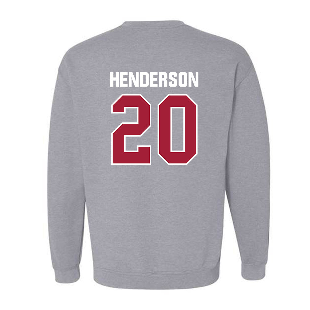 Indiana - NCAA Football : Dontrae Henderson - Classic Shersey Crewneck Sweatshirt-1