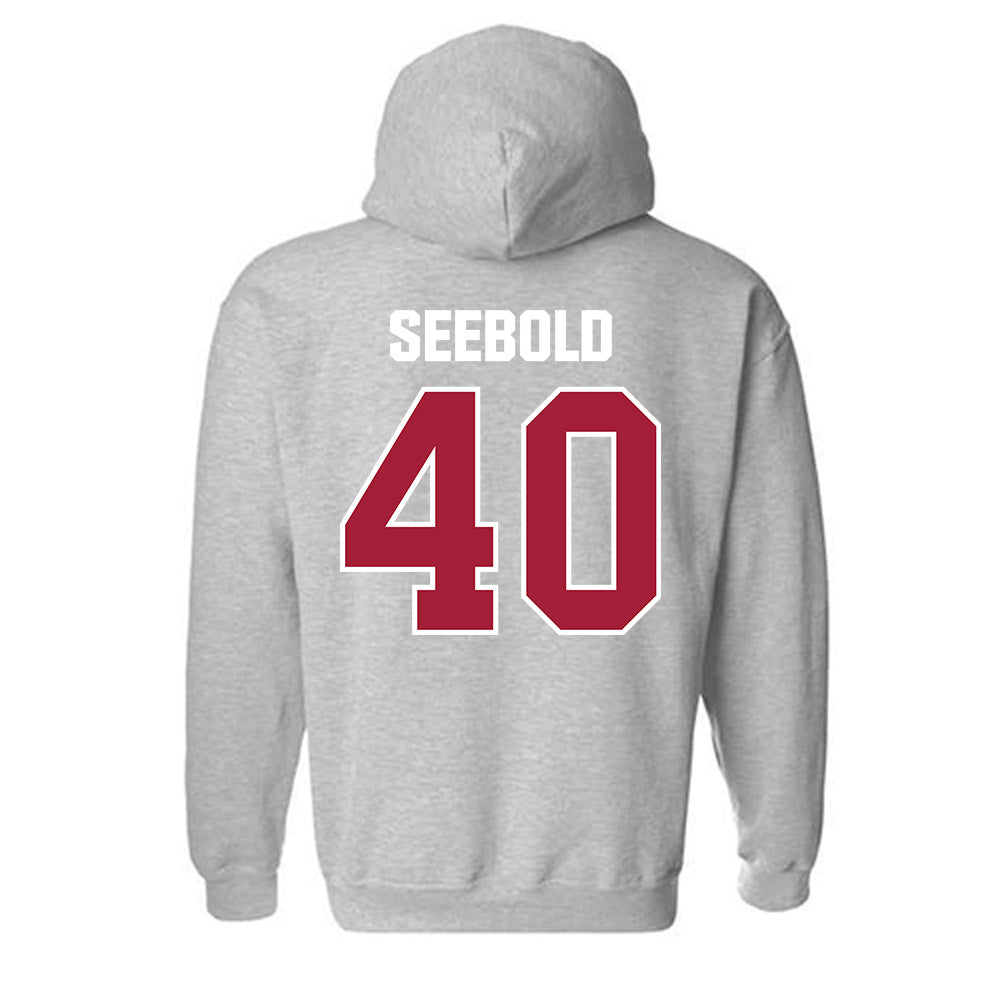 Indiana - NCAA Baseball : Gavin Seebold - Classic Shersey Hooded Sweatshirt-1