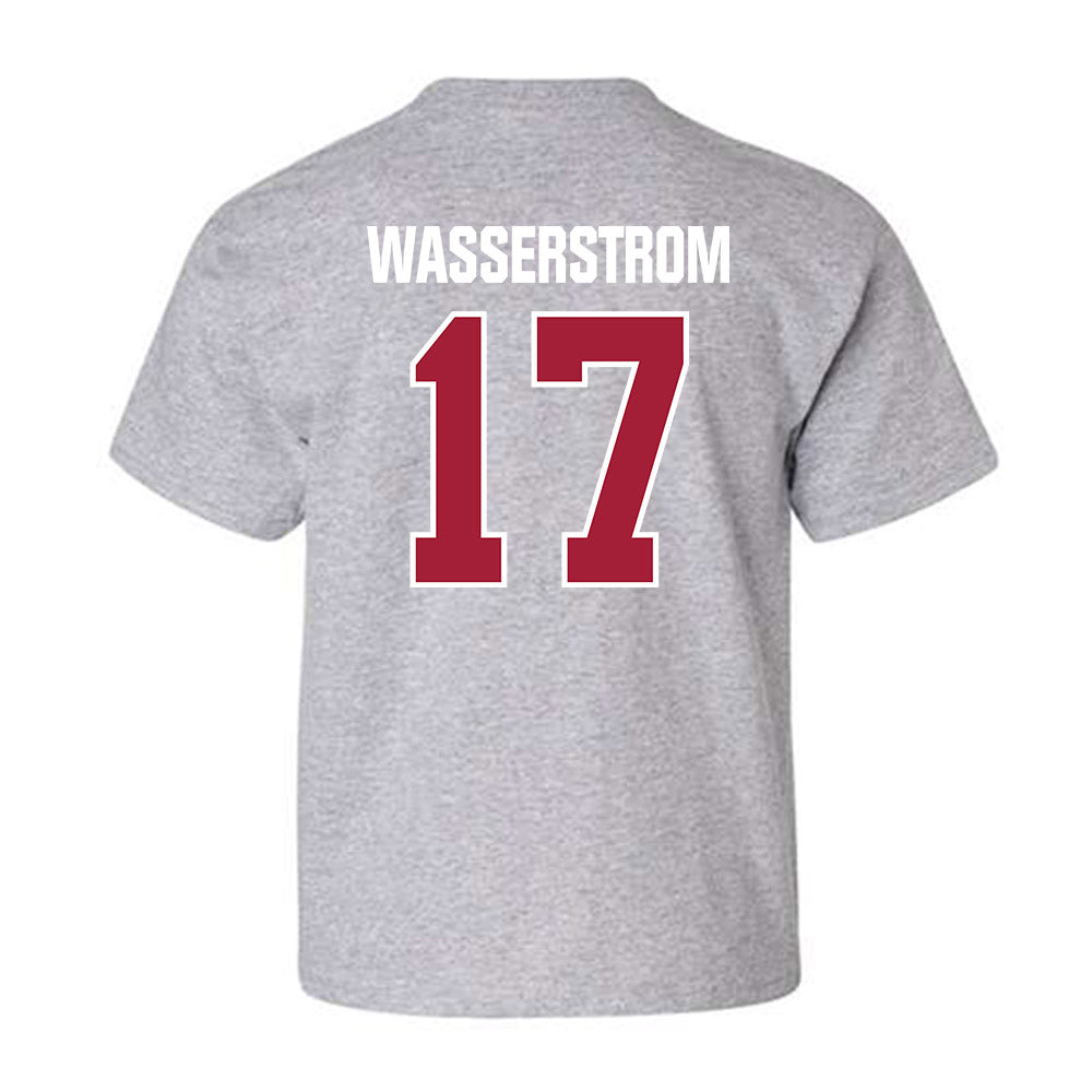Indiana - NCAA Football : Jackson Wasserstrom - Classic Shersey Youth T-Shirt-1