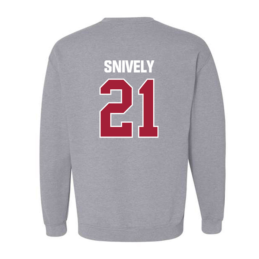 Indiana - NCAA Men's Basketball : Drew Snively - Classic Shersey Crewneck Sweatshirt-1