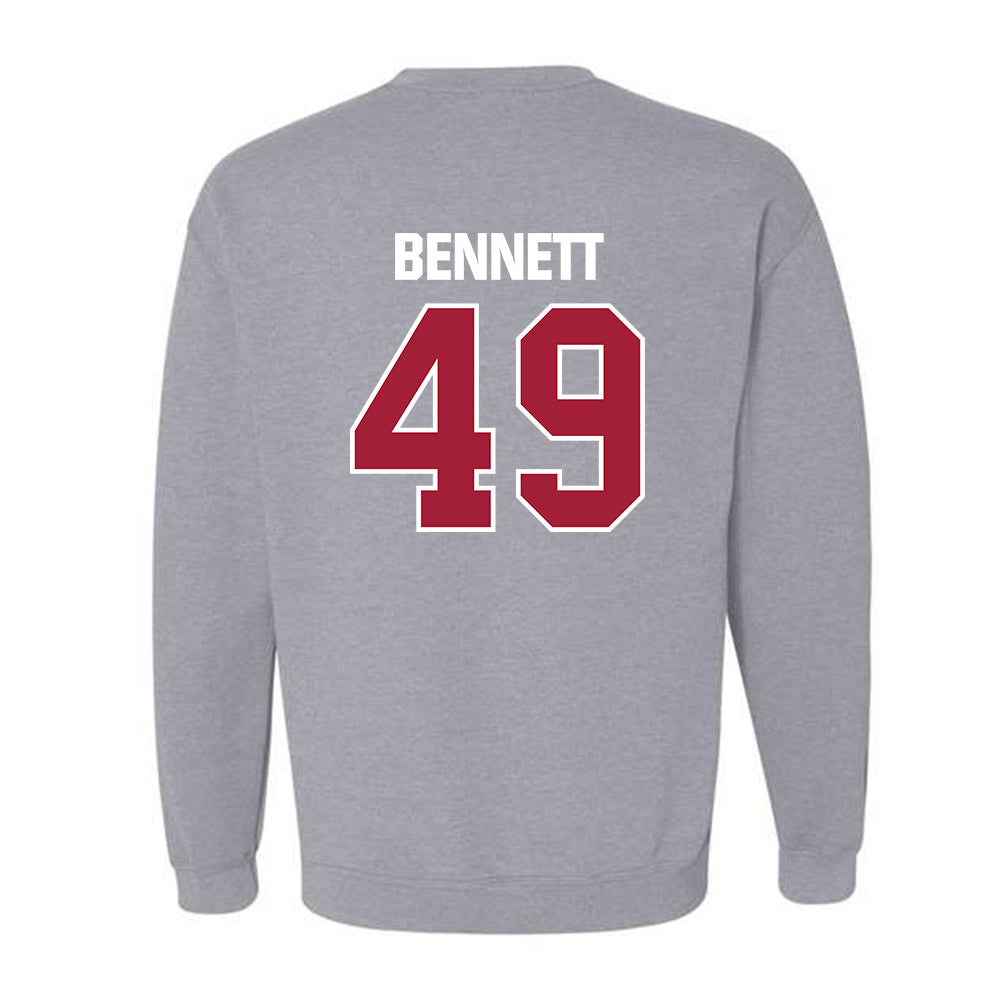 Indiana - NCAA Baseball : Eli Bennett - Classic Shersey Crewneck Sweatshirt-1