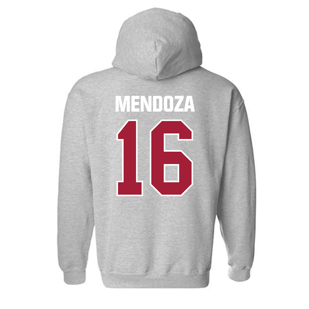 Indiana - NCAA Football : Alberto Mendoza - Classic Shersey Hooded Sweatshirt-1