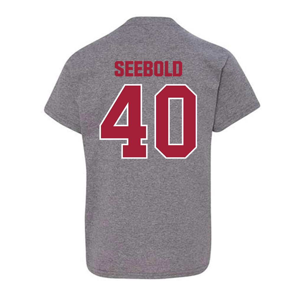 Indiana - NCAA Baseball : Gavin Seebold - Classic Shersey Youth T-Shirt-1