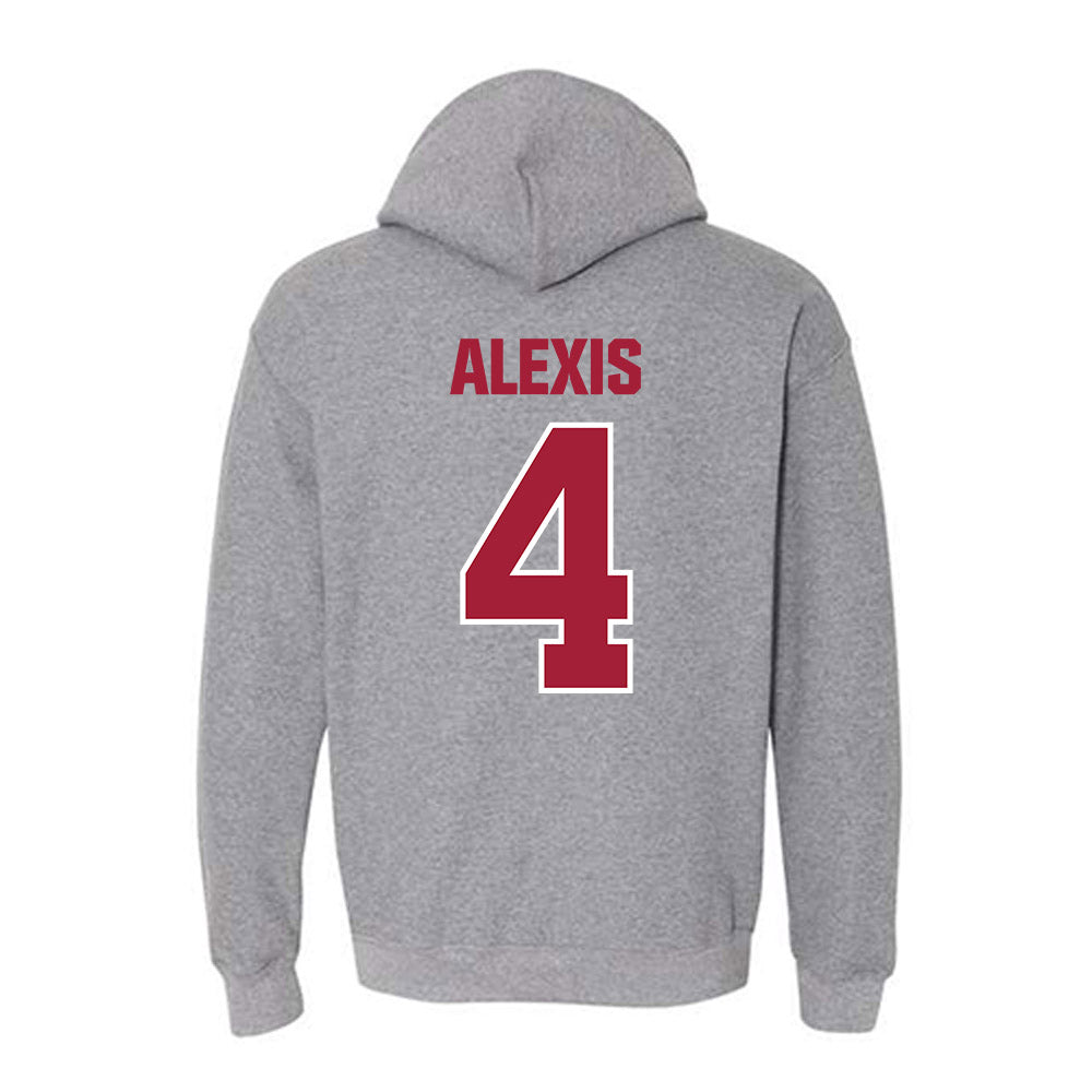 Indiana - NCAA Men's Basketball : Samuel Alexis - Classic Shersey Hooded Sweatshirt-1