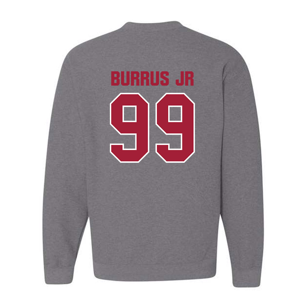 Indiana - NCAA Football : Tyrone Burrus Jr - Classic Shersey Crewneck Sweatshirt-1