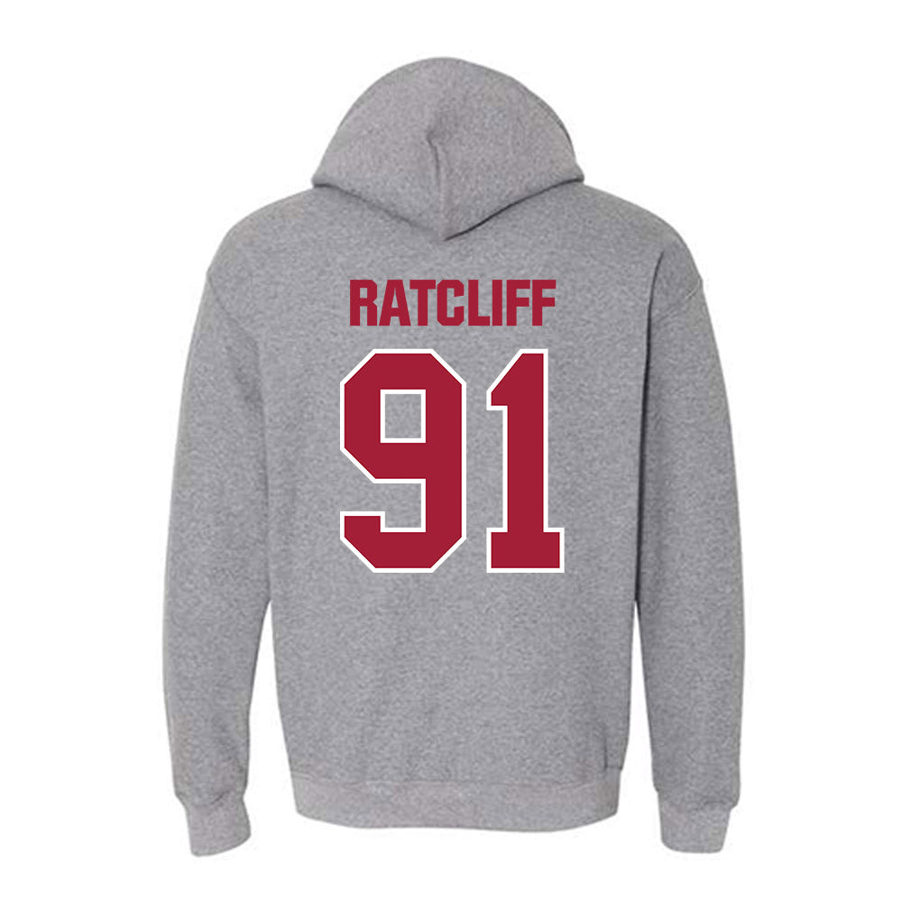 Indiana - NCAA Football : Dominique Ratcliff - Classic Shersey Hooded Sweatshirt-1
