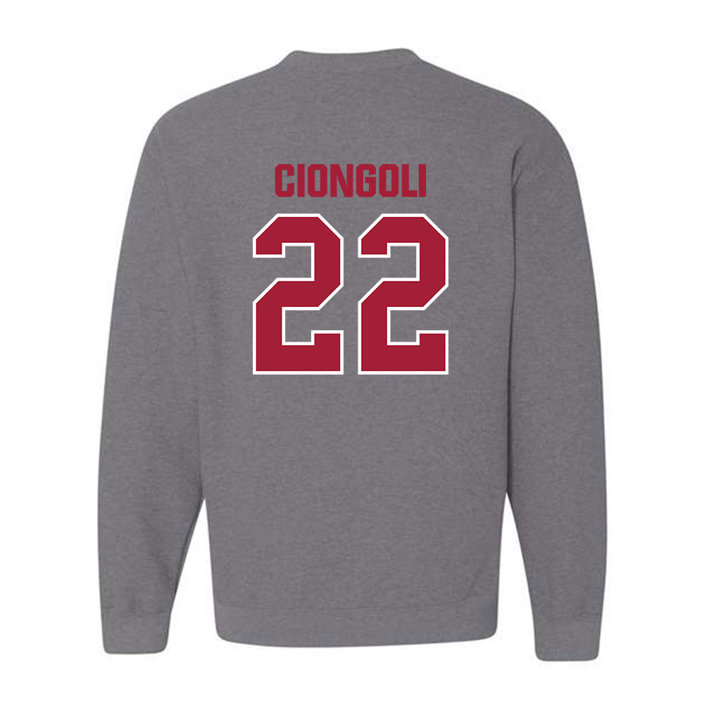 Indiana - NCAA Football : Ace Ciongoli - Classic Shersey Crewneck Sweatshirt-1