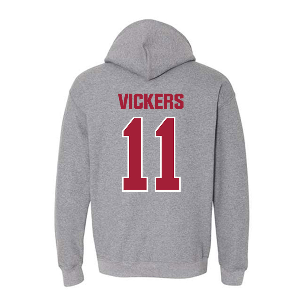 Indiana - NCAA Women's Volleyball : Ava Vickers - Classic Shersey Hooded Sweatshirt-1