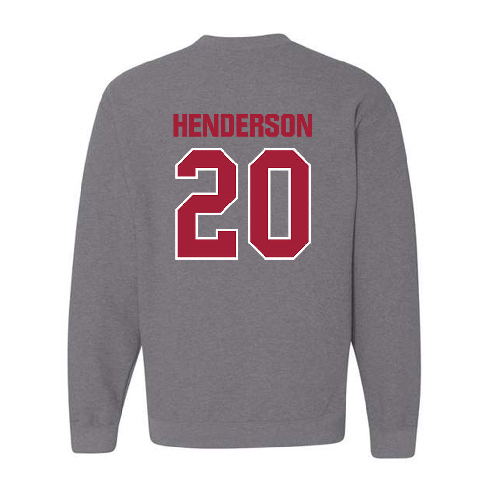 Indiana - NCAA Football : Dontrae Henderson - Classic Shersey Crewneck Sweatshirt-1