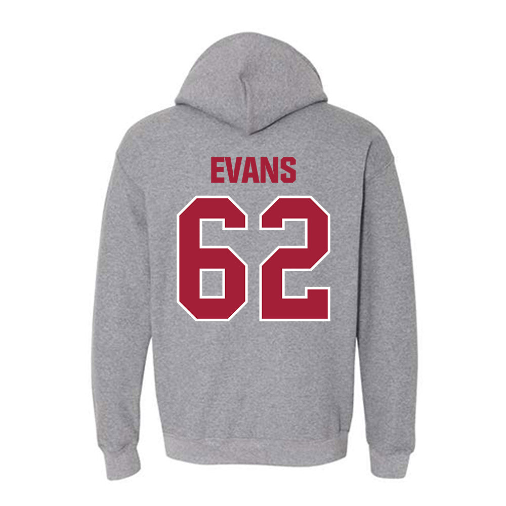 Indiana - NCAA Football : Drew Evans - Classic Shersey Hooded Sweatshirt-1
