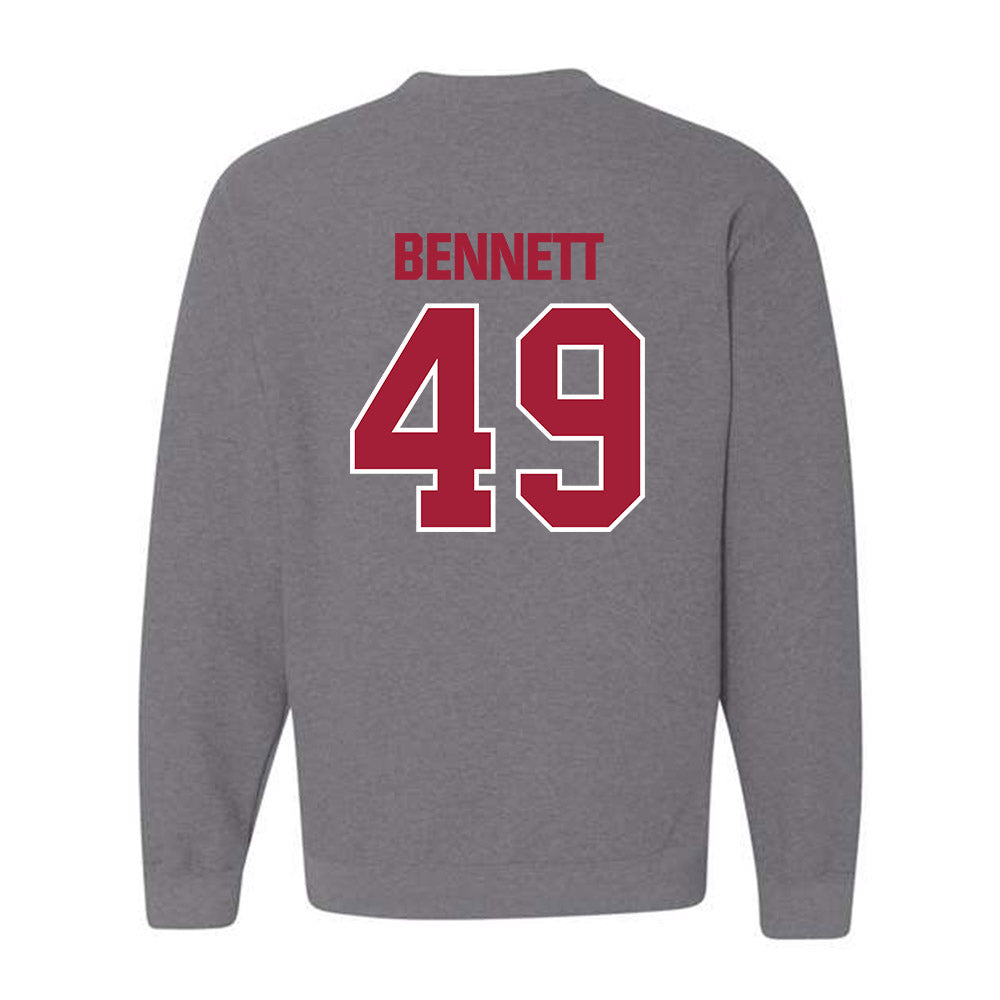 Indiana - NCAA Baseball : Eli Bennett - Classic Shersey Crewneck Sweatshirt-1