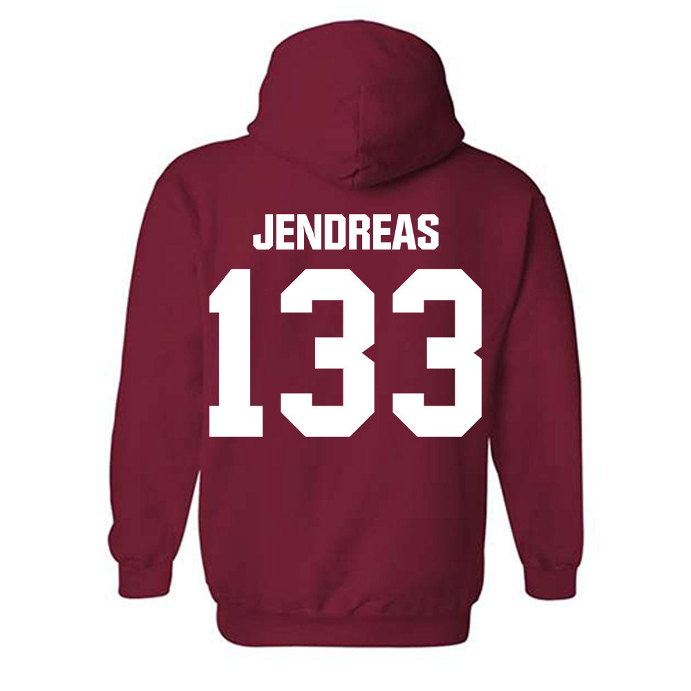 Indiana - NCAA Wrestling : Gavin Jendreas - Classic Shersey Hooded Sweatshirt-1
