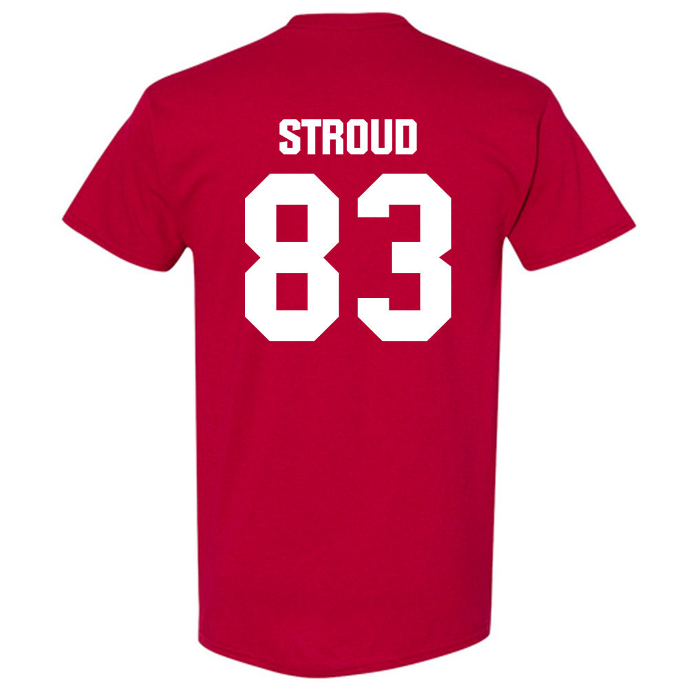 Indiana - NCAA Football : Hunter Stroud - Classic Shersey T-Shirt-1