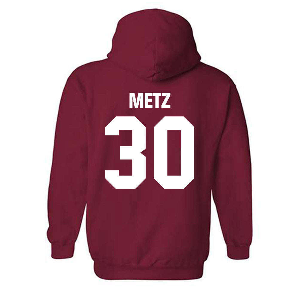 Indiana - NCAA Baseball : Blane Metz - Classic Shersey Hooded Sweatshirt-1