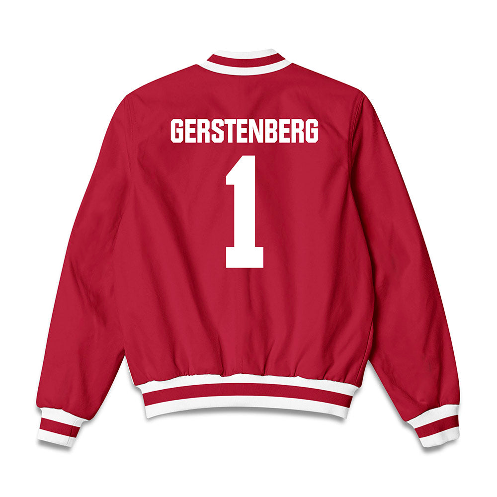Indiana - NCAA Women's Soccer : Jamie Gerstenberg - Bomber Jacket-1