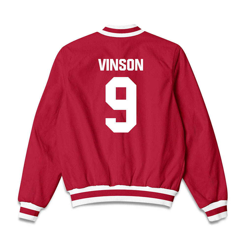 Indiana - NCAA Women's Volleyball : Charlotte Vinson - Bomber Jacket-1