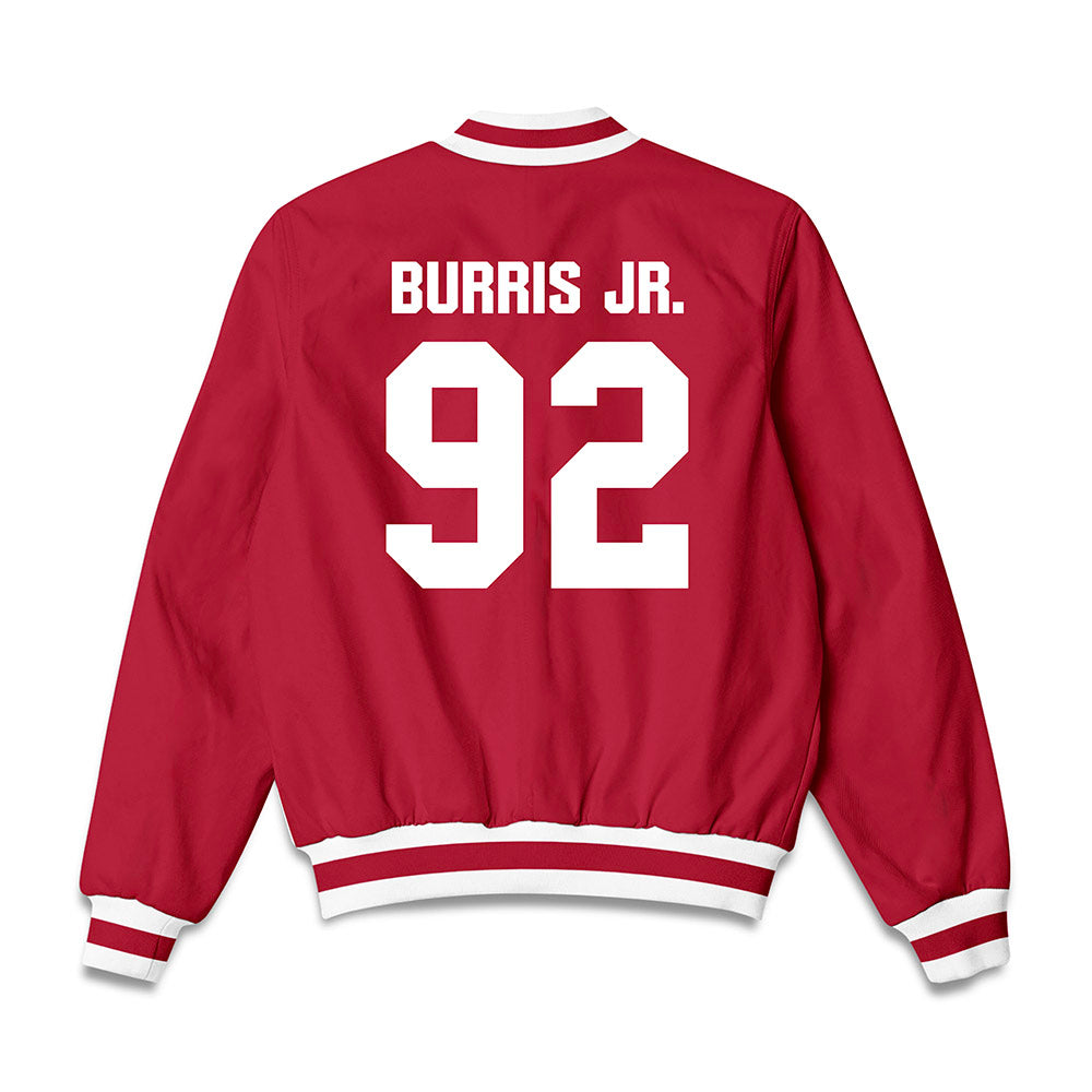 Indiana - NCAA Football : Marcus Burris Jr. - Bomber Jacket-1