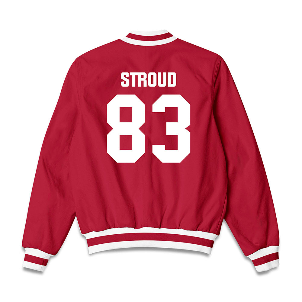 Indiana - NCAA Football : Hunter Stroud - Bomber Jacket-1