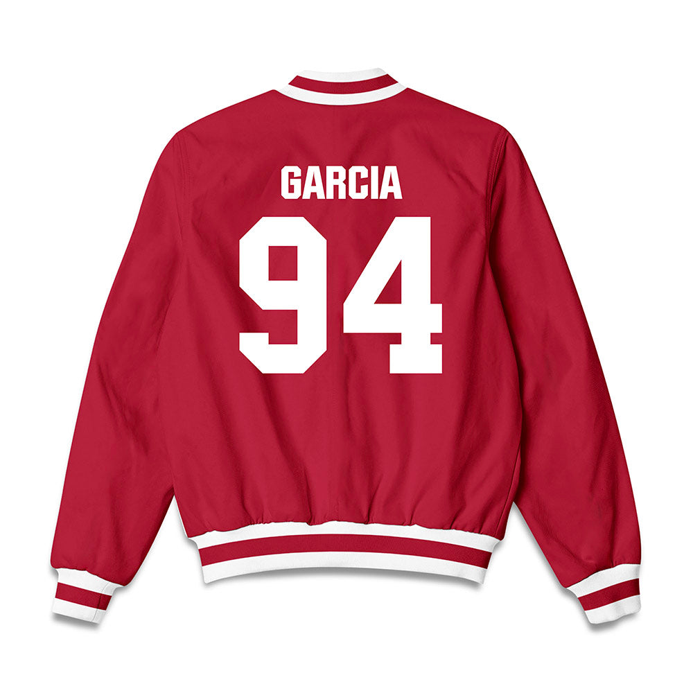 Indiana - NCAA Football : Kyler Garcia - Bomber Jacket-1