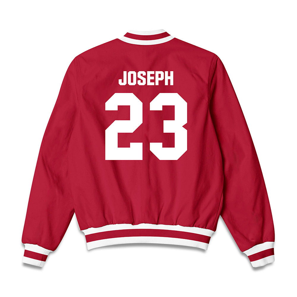Indiana - NCAA Men's Soccer : Noah Joseph - Bomber Jacket-1