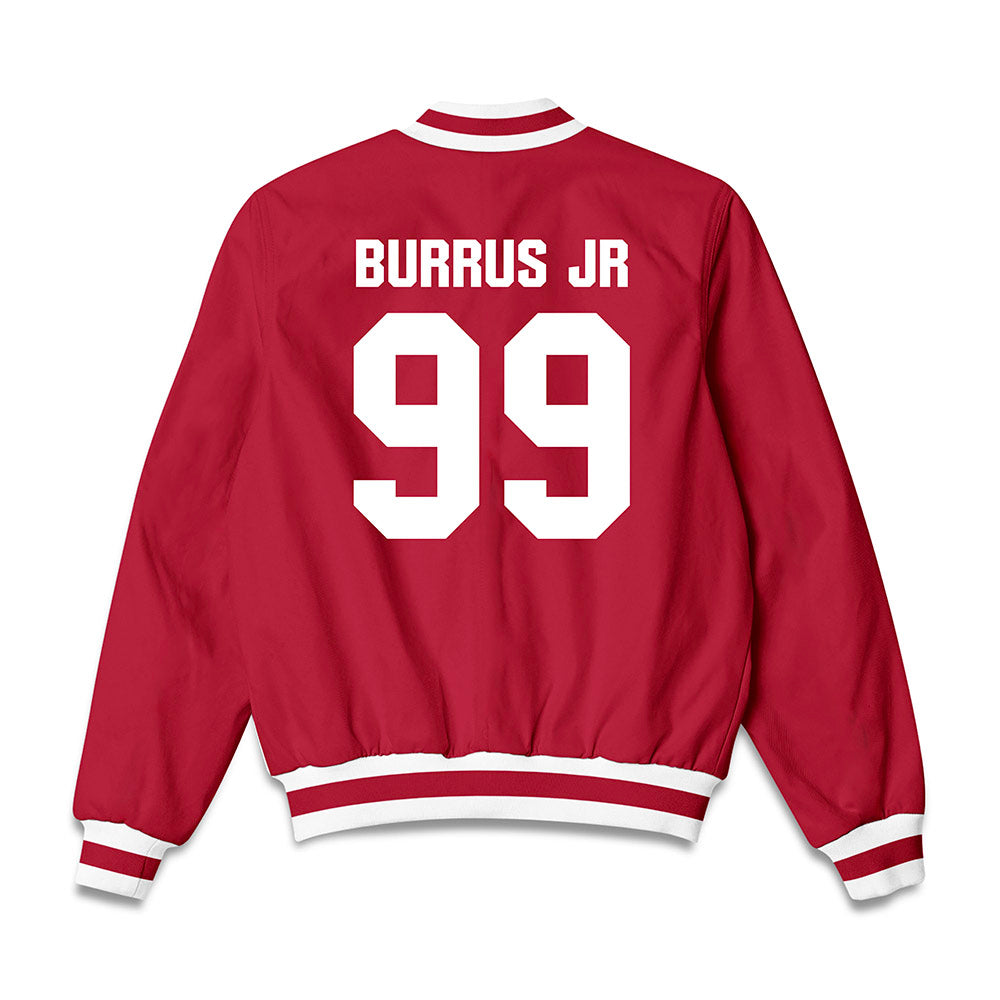 Indiana - NCAA Football : Tyrone Burrus Jr - Bomber Jacket-1