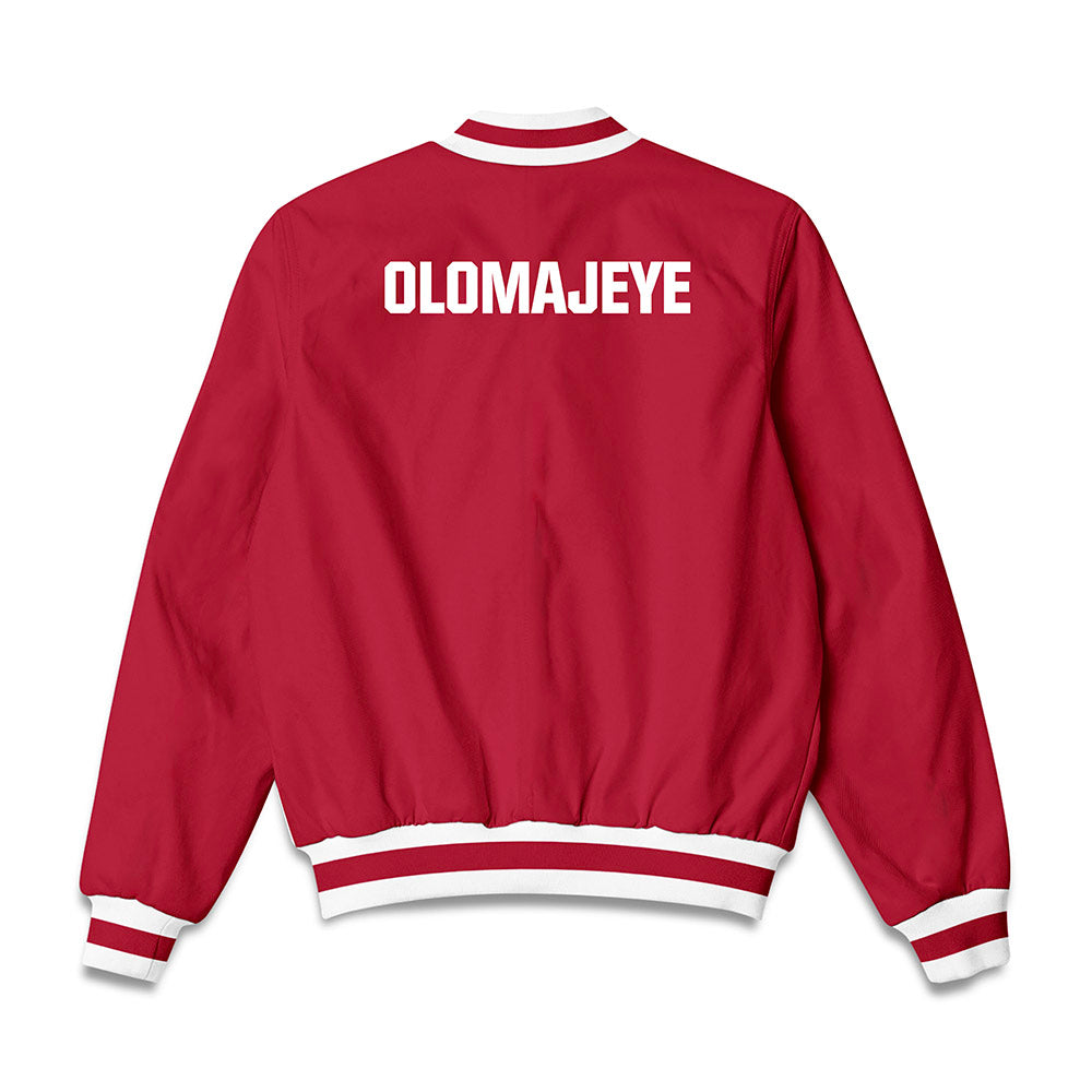 Indiana - NCAA Women's Track & Field : Ava Olomajeye - Bomber Jacket-1