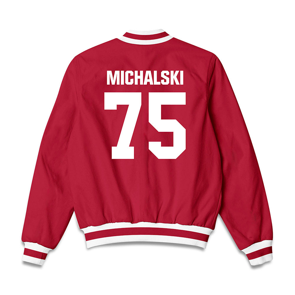 Indiana - NCAA Football : Zenuae Michalski - Bomber Jacket-1