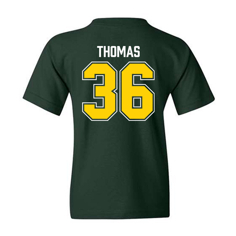 UVM - NCAA Men's Lacrosse : John Thomas - Classic Shersey Youth T-Shirt-1
